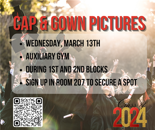 Cap and Gown Pictures March 13th